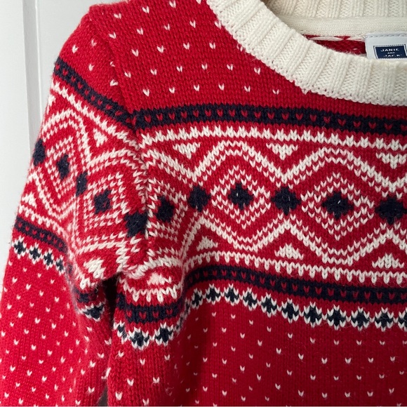 Janie and Jack Fair Isle Crew Neck Sweater - Picture 3 of 6